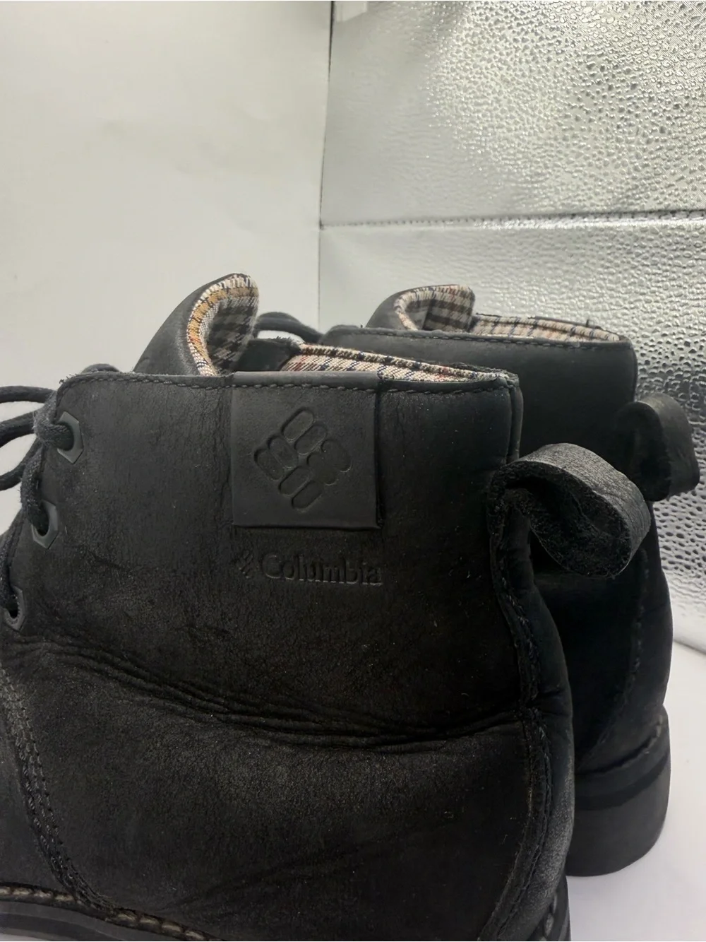 Columbia Men’s Black Leather Chukka Ankle Boots Size 7.5